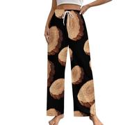 Oak Tree Ring Old Growth Tree Women's Lounge Pants Pajama Pants Soft Bottoms Pjs Trousers Casual Nightwear