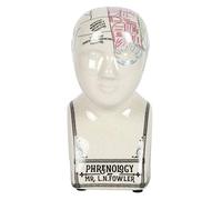 Oak Tree Temerity Jones Porcelain Crackle Phrenology Head Mr L. N. Fowler Inspired Piece