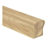 Oak Ungrooved Stair Handrail 58mm x 58mm x 4200mm | Engineered Oak Hand Rail | Unfinished Ready for Wax, Oil or Varnish