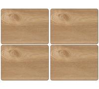 Oak Veneer Pack Of 4 Placemats Creative Tops Brown One Size