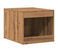 (oak) vidaXL Cat Litter Box Enclosure Cat House End Table Engineered Wood