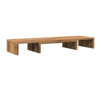 (oak) vidaXL Monitor Stand Riser Adjustable Display Computer Stand Engineered Wood