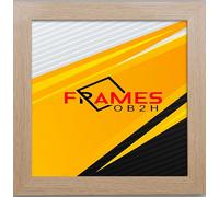 Oak/White/Black, Square Picture Frame (Modern, Oak, 13x13 inch)