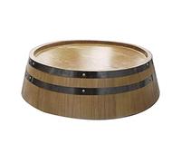 Oak Wine Barrel Half-Barrel Lid & Barrel Bottom Decorated Wall-Mounted Decoration - Ideal For Winery Bar, Wedding Photography Props | Solid Wooden Beer Barrel