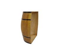 Oak Wine Barrel Half-Barrel Lid & Barrel Bottom Decorated Wall-Mounted Decoration - Ideal For Winery Bar, Wedding Photography Props | Solid Wooden Beer Barrel