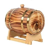 Oak Wine Barrel - Handcrafted 1.5L to 50L Capacity for Wine, Beer, Wooden Construction Ideal for Aging and Storage