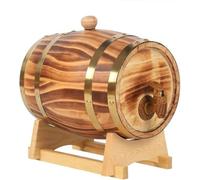 Oak Wine Barrel - Premium Wooden Barrel for Beer & Wine Aging, Perfect for Fermentation & Storage - Multiple Capacity