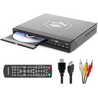 Oakcastle DVD100 DVD Player for TV, Multi Region, HDMI, 1080p Upscaling