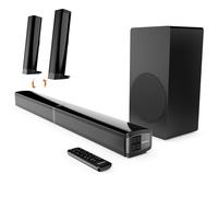 Oakcastle SB80 Xtra Split Soundbar for TV | HDMI ARC, 200W 2.1 Soundbar