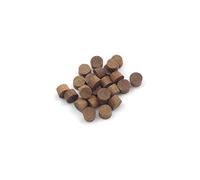 Oakcrafts - 10mm Mahogany Flat Head End Grain Plug - Pack of 25