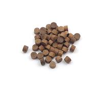 Oakcrafts - 10mm Mahogany Flat Head End Grain Plug - Pack of 50