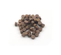 Oakcrafts - 10mm Walnut Flat Head Cross Grain Plug - Pack Of 50