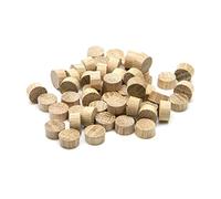 Oakcrafts - 12.7mm - 1/2" Oak Flat Head End Grain Plug - Pack of 50