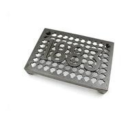 Oakcrafts - Antique Cast Iron Double Victorian Style 1883 Air Brick - 240mm x 160mm