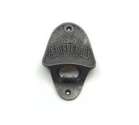 Oakcrafts - Antique Cast Iron Edinburgh Castle Wall Mounted Bottle Opener (Approx 110mm X 70mm)