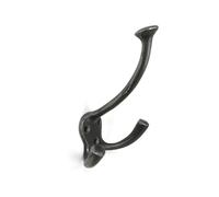 Oakcrafts - Antique Cast Iron Flat Top Triple Hook - 125mm