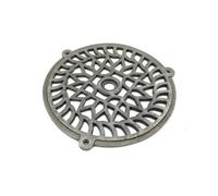 Oakcrafts - Antique Cast Iron Round Air Vent Extraction Cover - 150mm