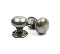 Oakcrafts - Cast Iron Door Knob Set 50mm Diameter