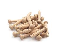 Oakcrafts Oak Shaker Peg 2.5" (Pack of 20) - Solid Oak Wood, Traditional Shaker Style
