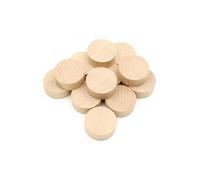 Oakcrafts - Pack of 12 Birch Wooden Craft Discs - 50mm Diameter