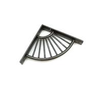 Oakcrafts Pair of 150mm Antique Cast Iron Sunrise Brackets