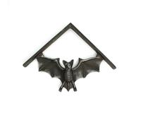 Oakcrafts - Pair of Antique Cast Iron Flying Bat Shelf Brackets