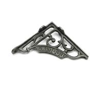 Oakcrafts - Pair Of Antique Cast Iron 'gwr 1833' Shelf Brackets - 125mm X 125mm
