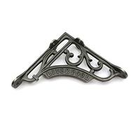 Oakcrafts - Pair of Antique Cast Iron Liverpool Shelf Bracket Antique Cast Iron 150 x 150mm