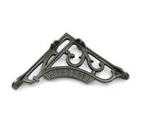 Oakcrafts - Pair Of Antique Cast Iron Liverpool Shelf Brackets - 150mm X 150mm