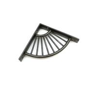 Oakcrafts - Pair Of Antique Cast Iron Sunrise Brackets - 150mm X 150mm