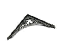 Oakcrafts - Pair Of Antique Cast Iron Victorian Gothic Shelf Brackets - 180mm X 195mm