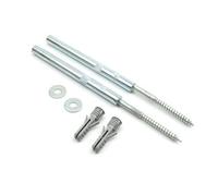 Pair of Concealed Floating Shelf Brackets/Supports - 140mm