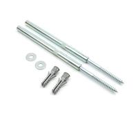 Pair of Concealed Floating Shelf Brackets/Supports - 170mm