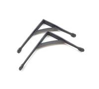 Oakcrafts - Pair of Gallows Shelf Brackets Antique Cast Iron - 230mm x 280mm