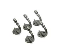 Oakcrafts - Robe Hook Acorn Tip Spearhead Antique Iron 2" / 50mm