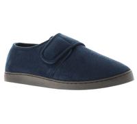 Oakdale Wayne Men's Navy Touch Close Fastening Slippers, Size: 7