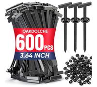 OAKDOLCHE 600 Pcs Nylon Universal Cable Tie Buckle | Heavy-Duty Self-Locking Zip Ties for Auto & Home, Fastens Bumper, Fender Liner, Door Panel