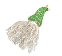 Oaken Santa Suspended Charm Celebratory Decoration Accent Cyclical Telecommute Party Santa Charm