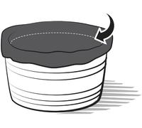 OAKENZ Half Barrel Liner Bag - UV-Resistant Recyclable Planter Liner for Whiskey, Wine & Acacia Half-Barrel Planters up to 29" (730 mm) Diameter - Protects & Extends Planter Life