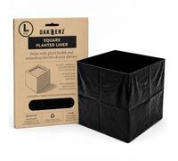 OAKENZ Large Square Planter Liner Bag - Fits 20 in (500 mm) Square Planters - Moisture Barrier for Wood, Concrete, Plastic & Metal - UV-Resistant, Durable & Recyclable - NZ Made