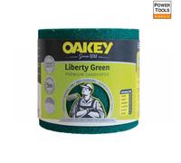 Oakey 66261116688 Liberty Green Sanding Roll 115Mm X 5M Medium 80G