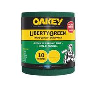 Oakey 66261116753 Liberty Green Sanding Roll 115mm X 10M Extra Coarse 40G