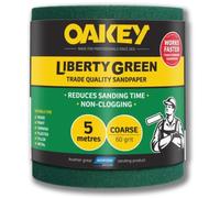 B&Q Sanding Roll Liberty Green 115mm x 5m Medium 60g