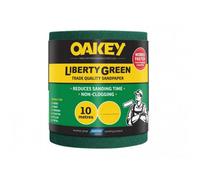 Oakey Liberty Green Aluminium Oxide Paper Roll Multi Colour (115mm X 10M Medium 80G)