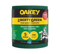 B&Q Sanding Roll Liberty Green 115mm x 5m Fine 120g