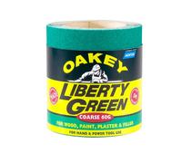 Oakey Liberty Green Sanding Roll 115mm x 5mtr - 40 Grit