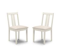 Oakham Marlowe Elegant Ivory Dining Chairs - Set Of 2