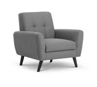 Oakham Monza Compact Retro Chair In Grey