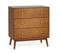 Oakham Premium Calder 3 Drawer Chest - Ash