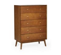 Oakham Premium Calder 5 Drawer Chest - Ash